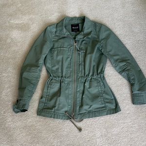 Madewell Fleet Jacket in Palm Green size S